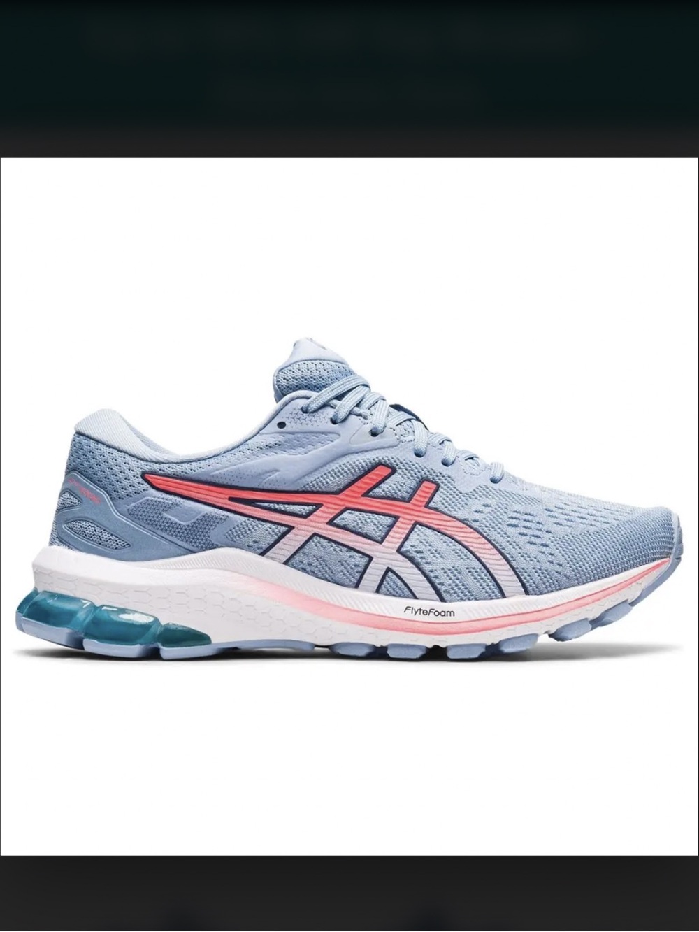 Asics GT-1000 10 Womens Running Shoes Soft Sky/Blazing Coral Sz 10 Clean No Box